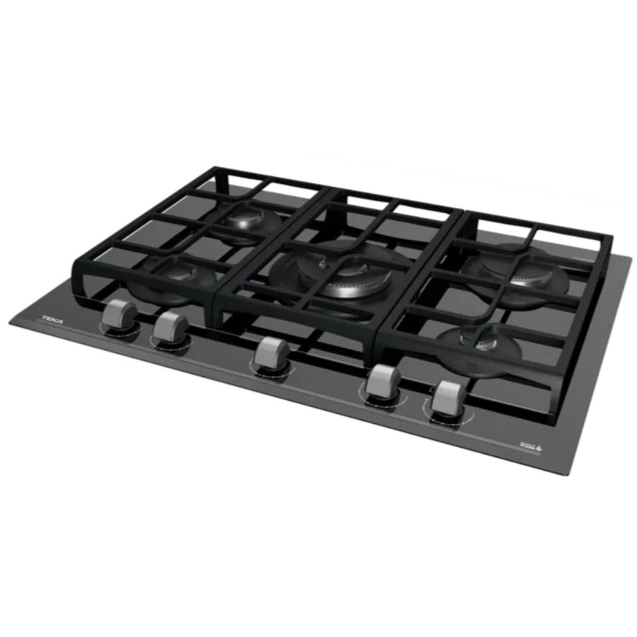 Encimera De Cristal a Gas GZC 75330 Teka Color Negro 70cm