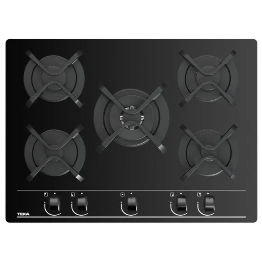 Encimera a Gas GBC 75030 KBB Teka Color Negro 70cm