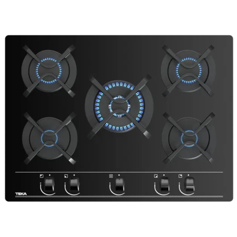 Encimera a Gas GBC 75030 KBB Teka Color Negro 70cm