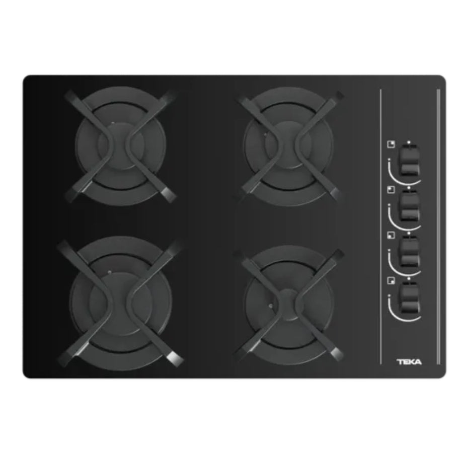 Encimera a Gas GBC 64003 KIN Teka Color Negro 60cm