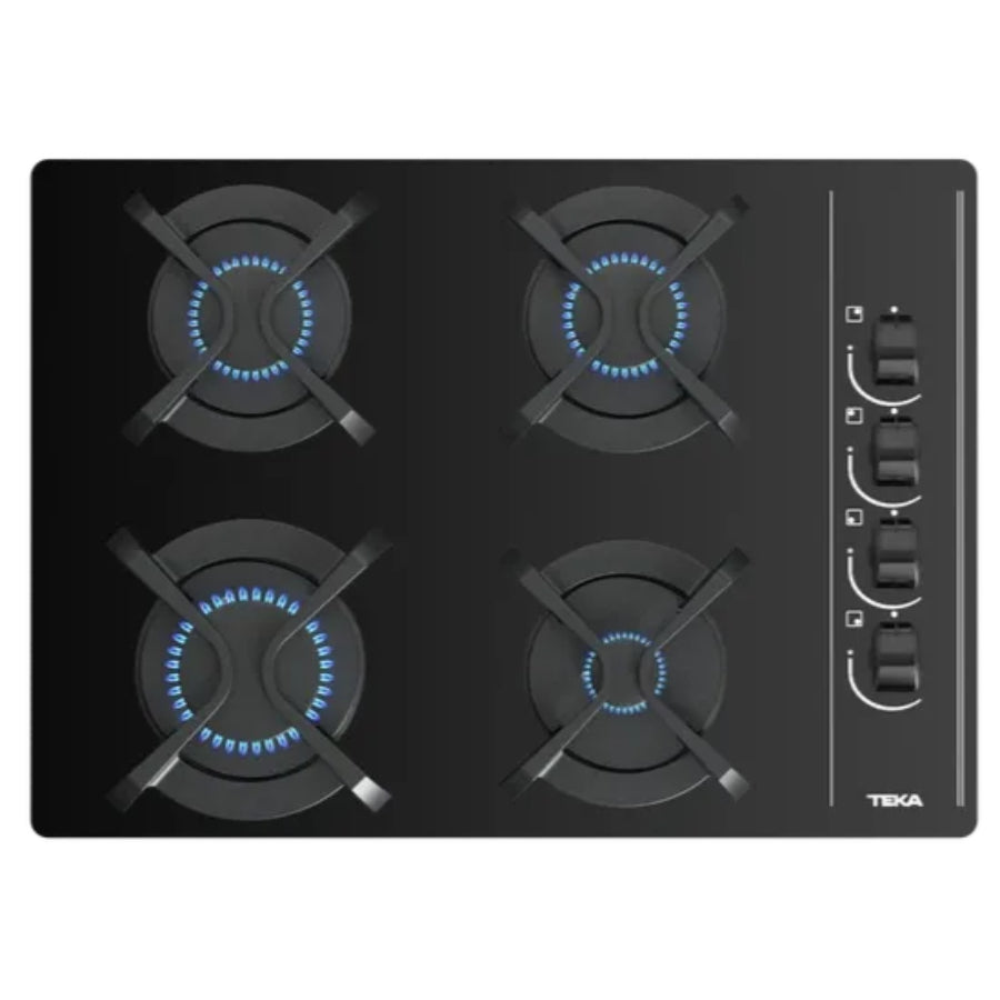 Encimera a Gas GBC 64003 KIN Teka Color Negro 60cm