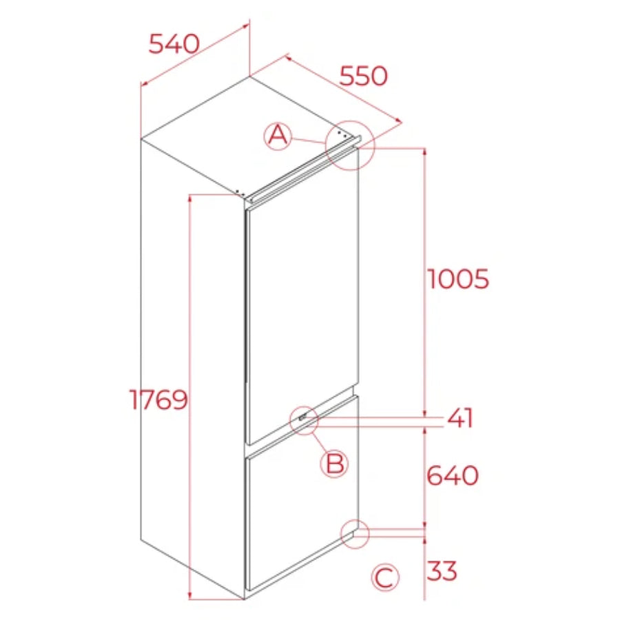 Refrigerador Integrado RBF 73380 Teka