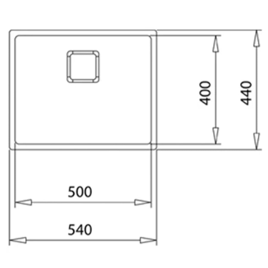 Fregadero Flexlinea RS15 Teka 50 cm