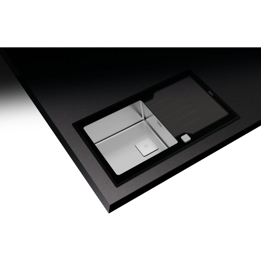 Fregadero Diamond Urban Colors Edition RS15 1C Teka Color Negro 86cm