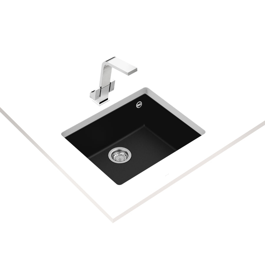 Fegradero Tegranit+ Square 50.40 TG Teka Color Negro 54cm