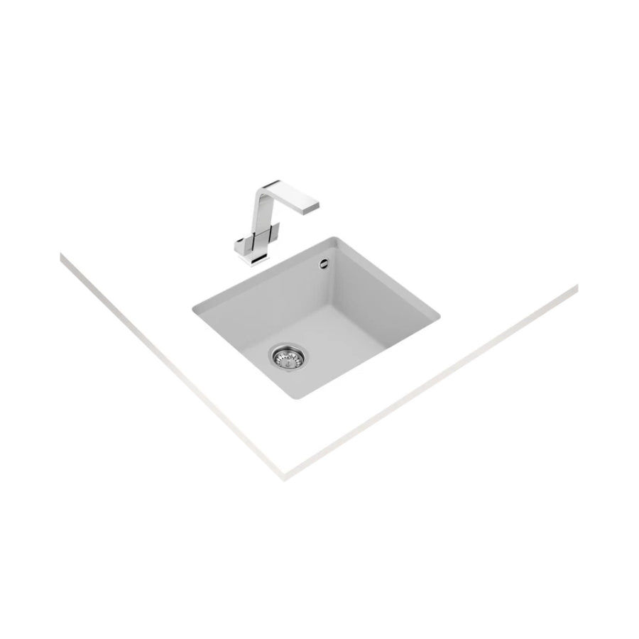 Fregadero Tegranit+ Square Teka Blanco Artico - 50 cm
