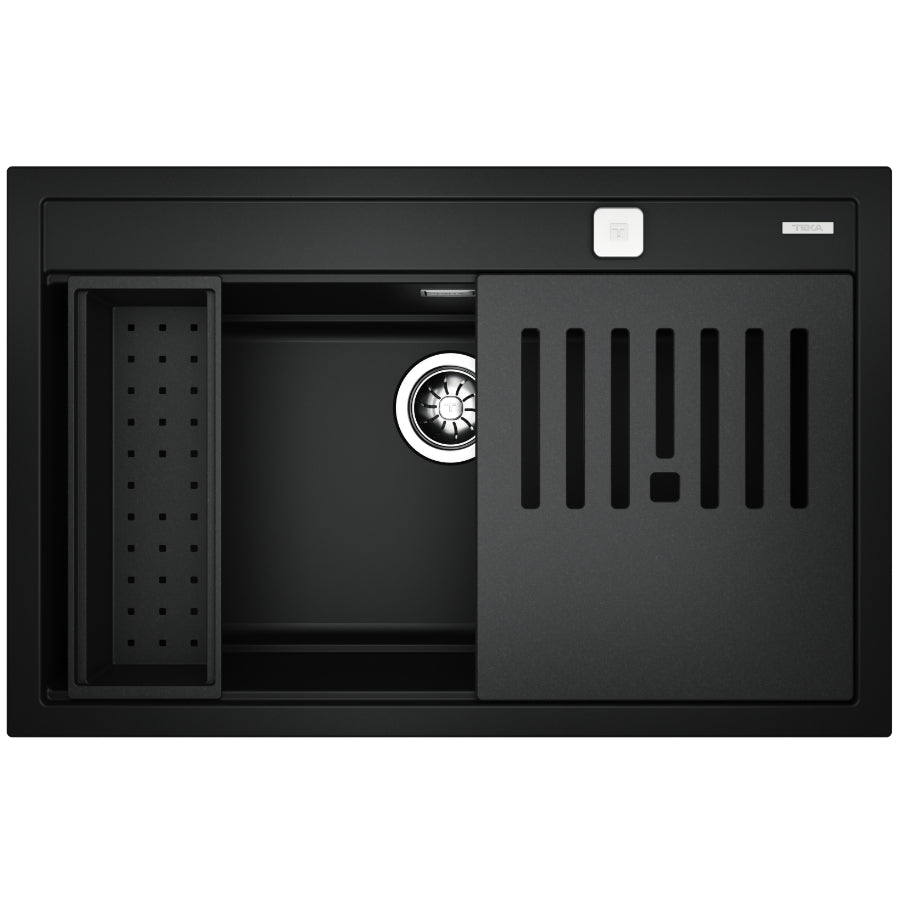 Fregadero WorkStation NOVA 80 WS-TG Teka Color Negro 80cm