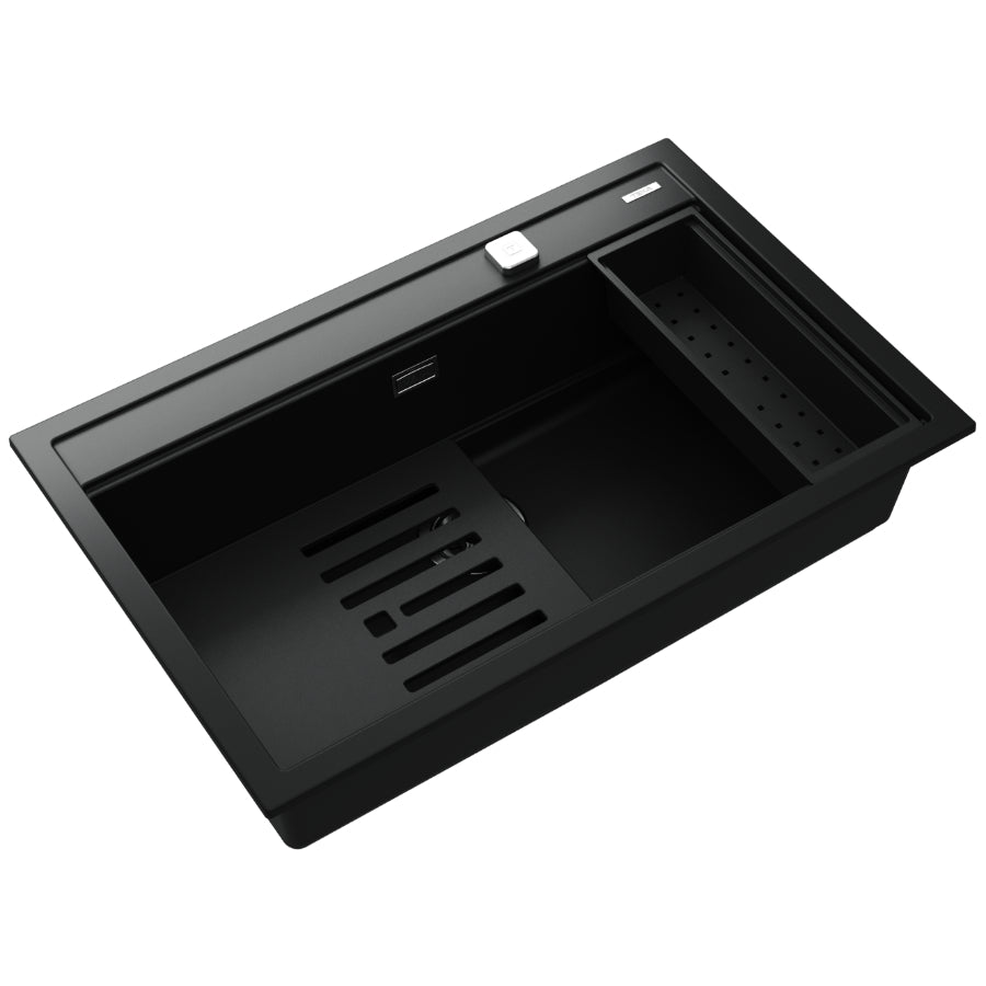 Fregadero WorkStation NOVA 80 WS-TG Teka Color Negro 80cm