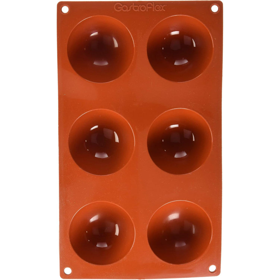 Molde En Forma De Semiesferas 6 Cavidades Matfer