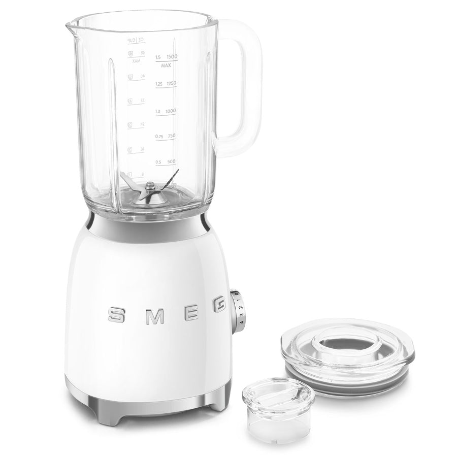 Combo Smeg, Licuadora + Tostadora + Rack Para Sandwich, Color Blanco