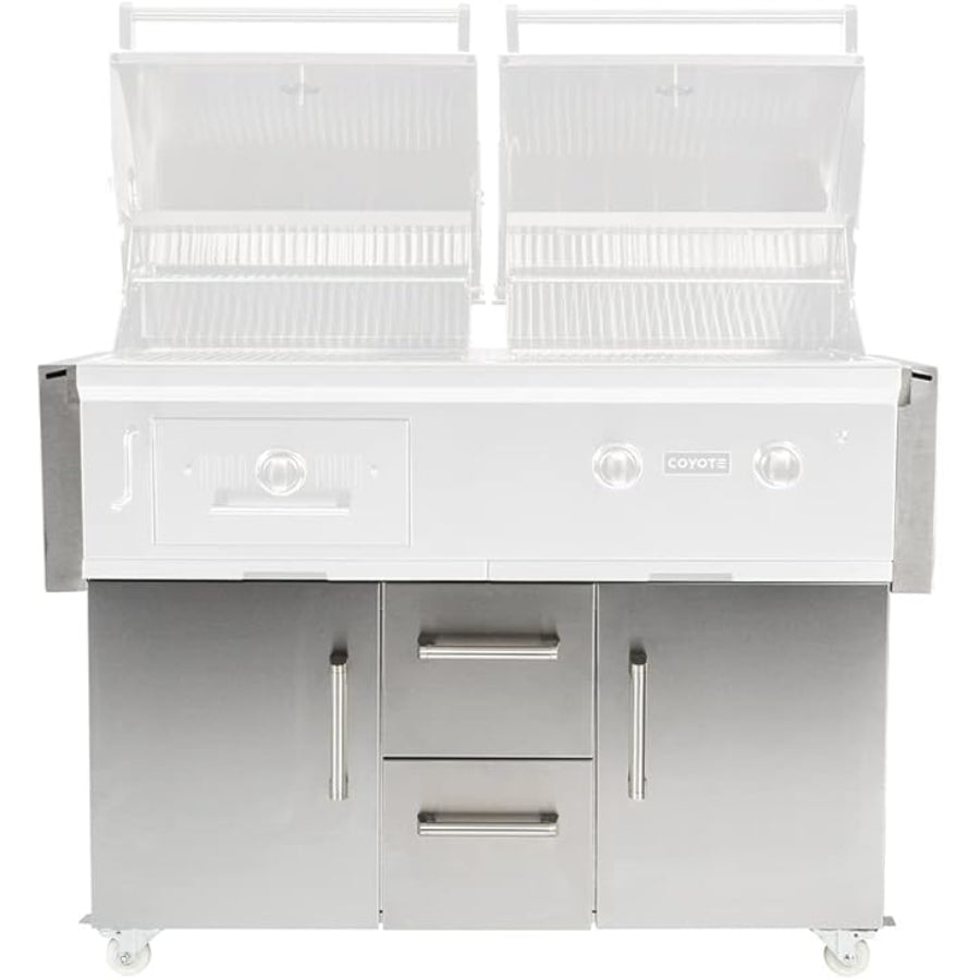 Carro Coyote para Parrilla CH50, acero inoxidable