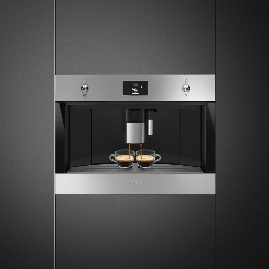 cafetera espresso Automática integrada SMEG de 45 cm