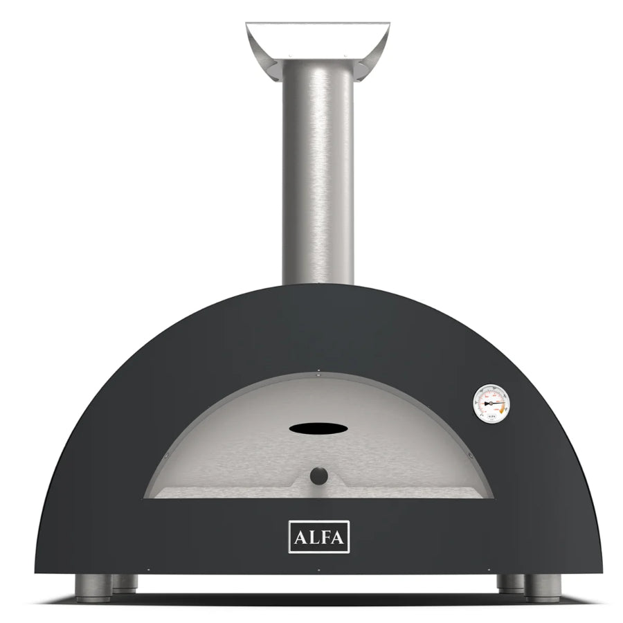 Horno De Pizza 3 Pizze Hibrido Alfa Forni Color Ardesia Gris