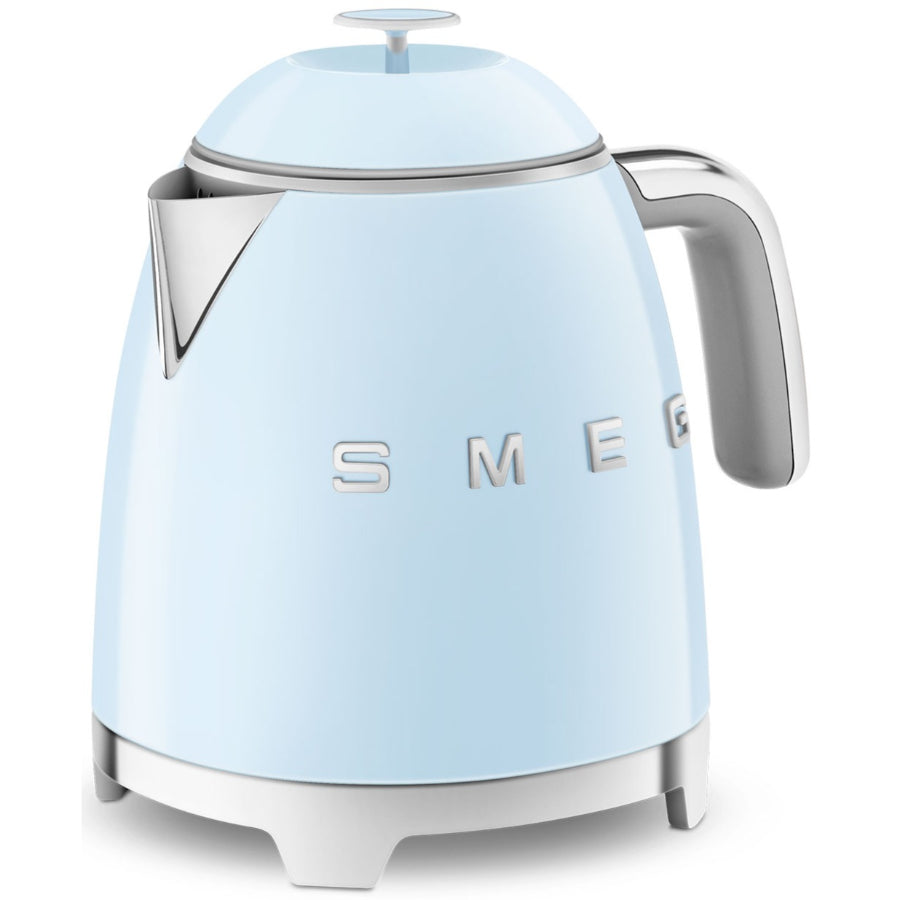 Combo Smeg, Cafetera De Goteo + Mini Hervidor, Color Celeste