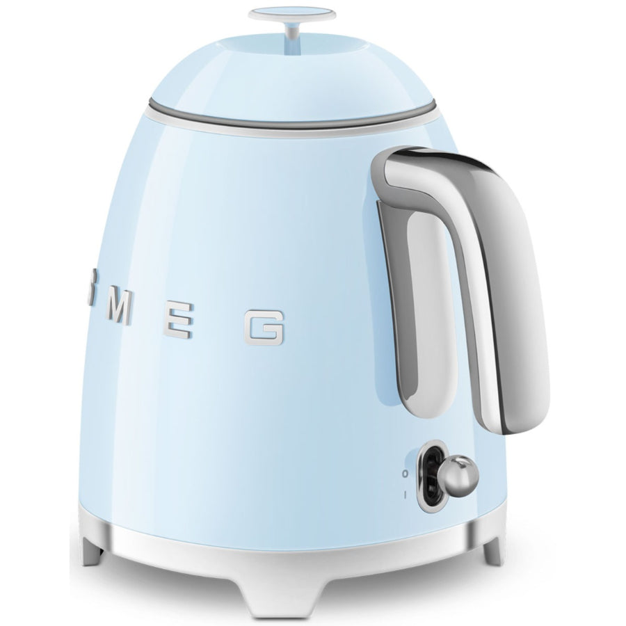 Combo Smeg, Cafetera De Goteo + Mini Hervidor, Color Celeste