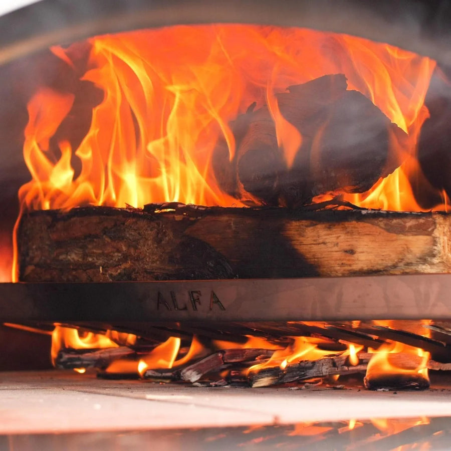 Soporte de leí±a Alfa Forni para hornos 4 Pizze