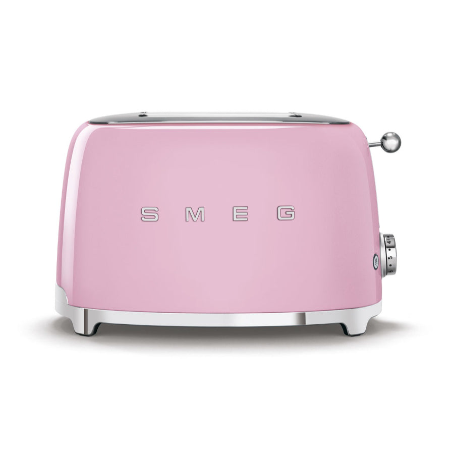 Tostadora 2 Rebanadas Smeg Color Rosa