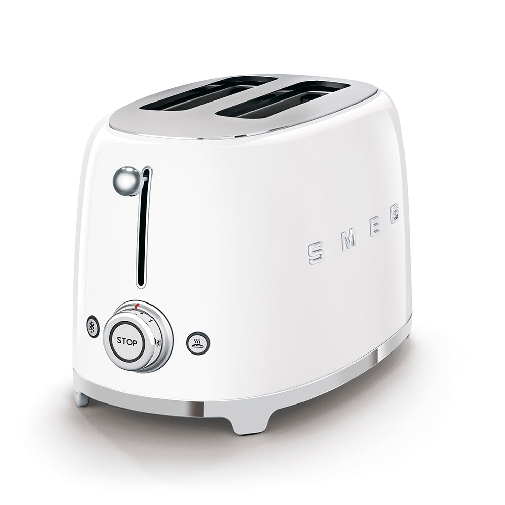 Tostadora 2 Rebanadas Retro Smeg Color Blanco