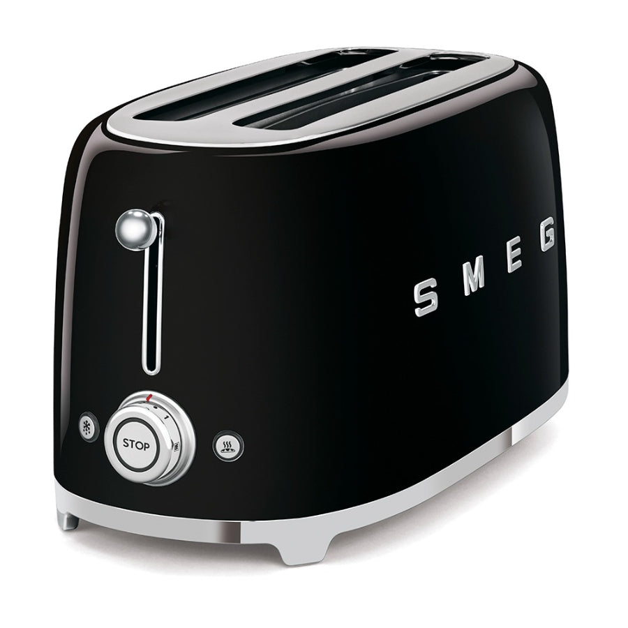 Tostadora 4 Rebanadas Retro Smeg Color Negro