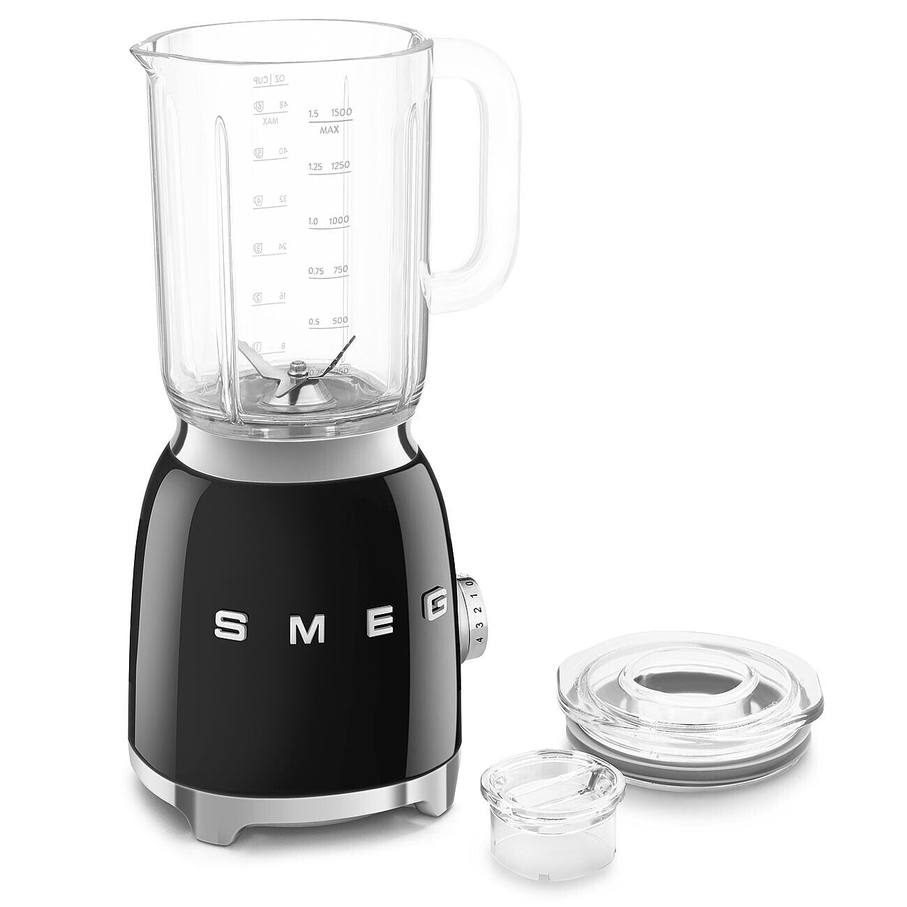 Combo Smeg, Licuadora + Exprimidor De Naranja, Color Negro