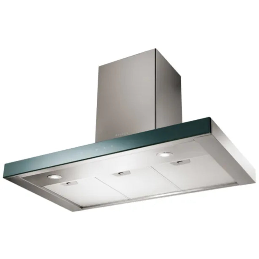 Campana De Pared Stilux Acero Inoxidable y Vidrio Faber 90cm