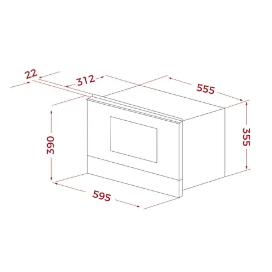 Microondas ML 8220 BIS L Teka Color Negro 60cm