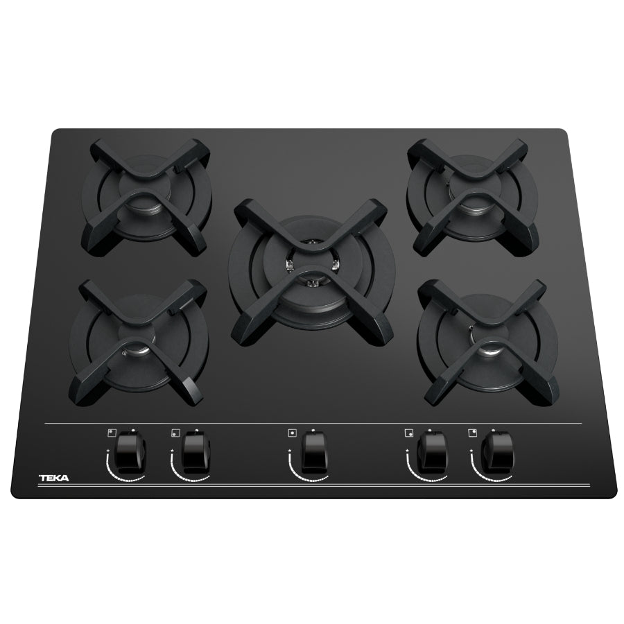 Encimera a Gas GBC 75030 KBB Teka Color Negro 70cm