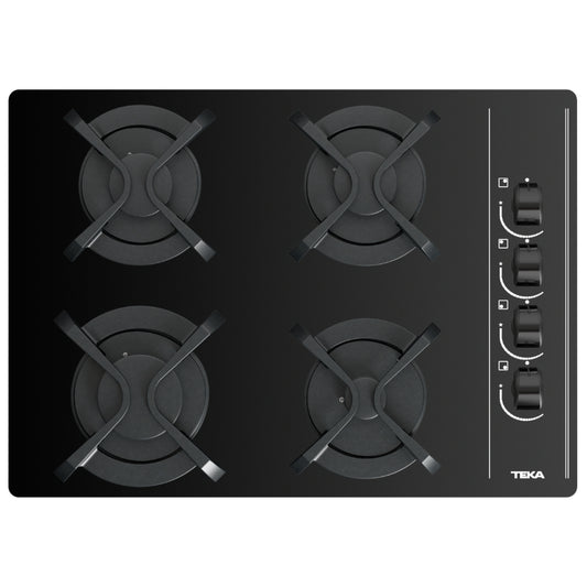 Encimera a Gas GBC 64003 KIN Teka Color Negro 60cm