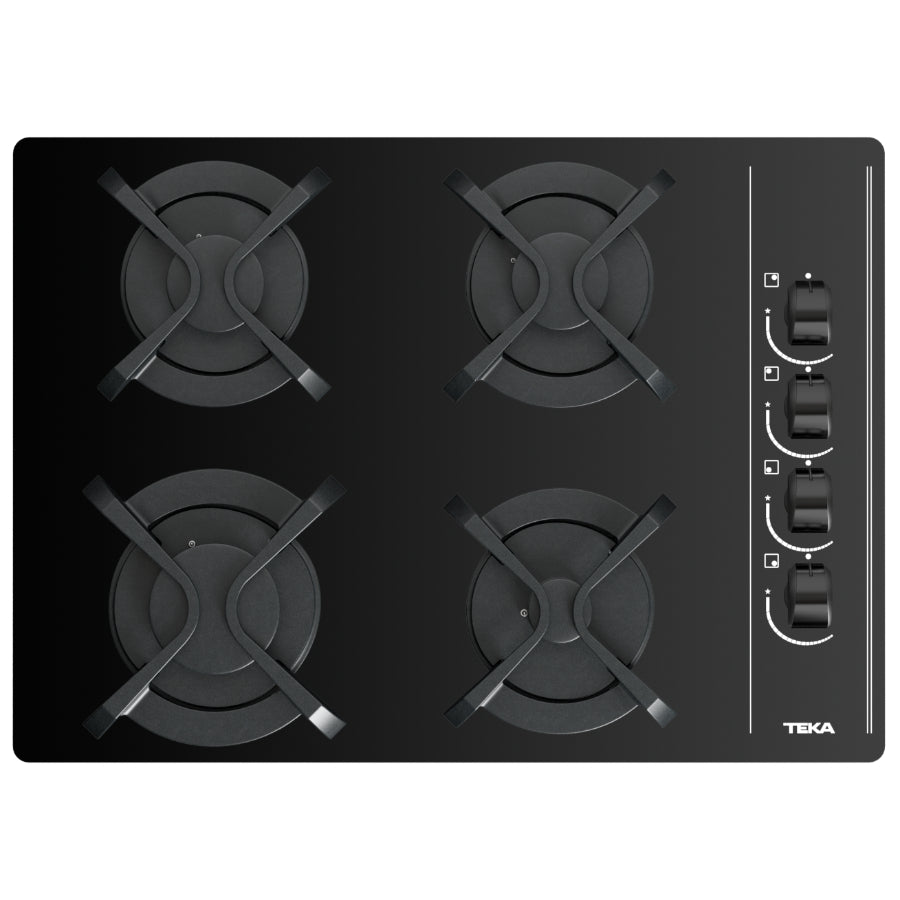 Encimera a Gas GBC 64003 KIN Teka Color Negro 60cm