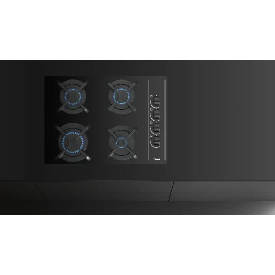 Encimera a Gas GBC 64003 KIN Teka Color Negro 60cm