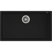 Fregadero Tegranit+ Square 72.40 TG Teka Color Negro 76cm