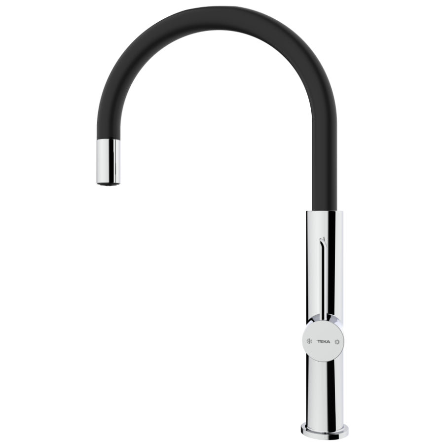 Grifo Monomando Teka Color Negro/Cromo