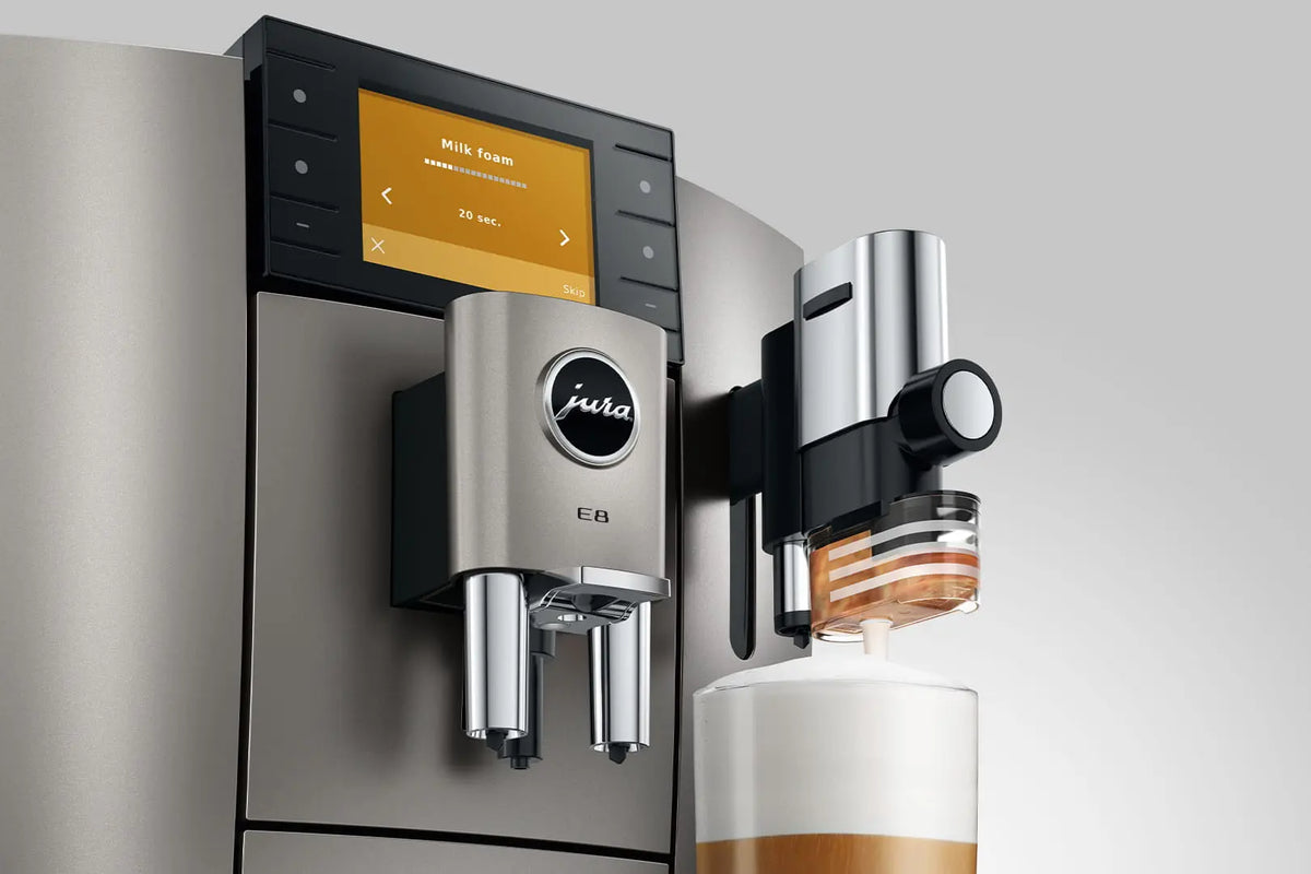 Maquina de Café E8 Midnight Silver