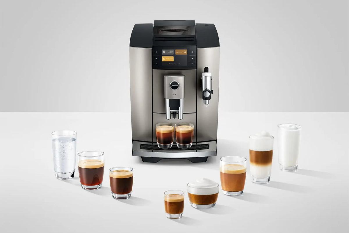 Maquina de Café E8 Midnight Silver