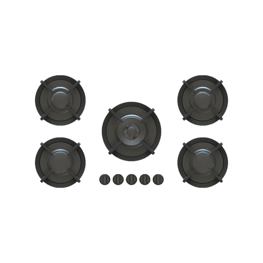 Modulo de 5 Quemadores Elbrus Pitt