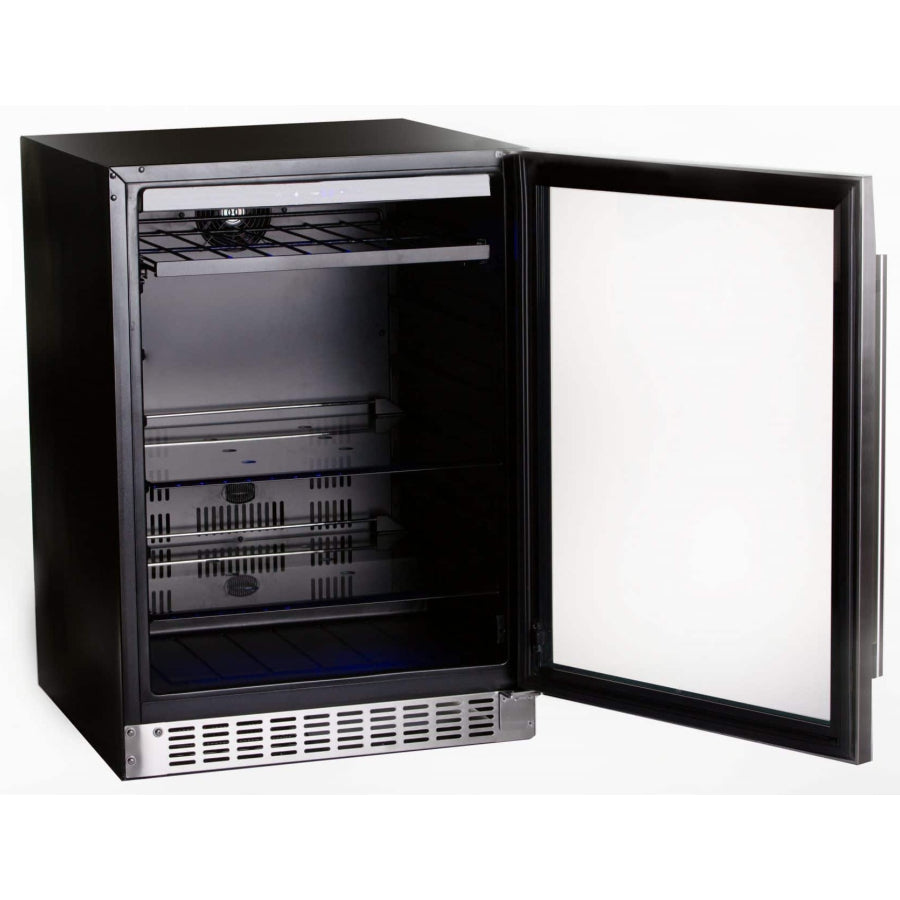 CENTRO DE BEBIDAS DE 24" AZURE CON PUERTA EN VIDRIO