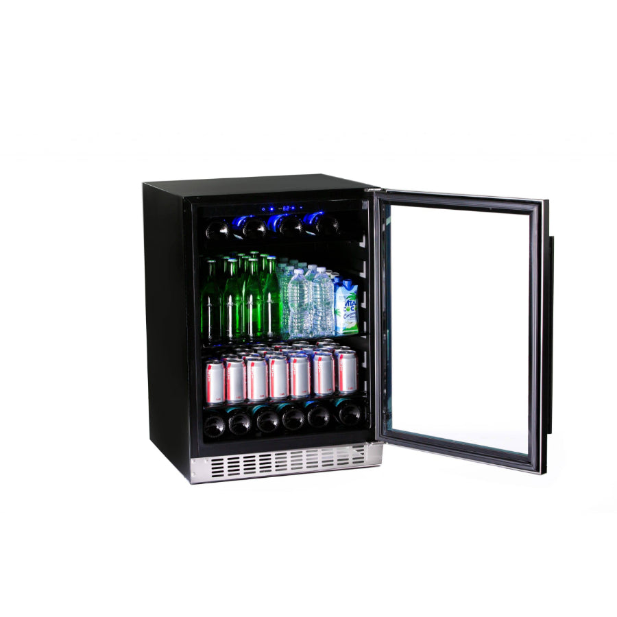 CENTRO DE BEBIDAS DE 24" AZURE CON PUERTA EN VIDRIO