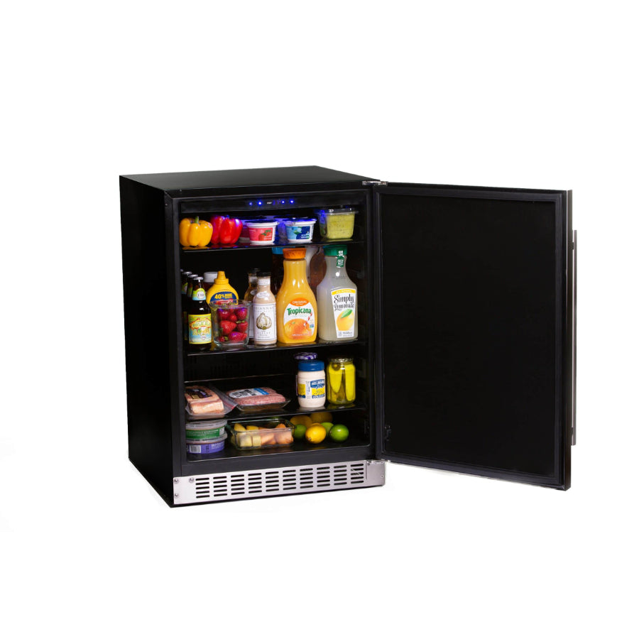 REFRIGERADOR 24" AZURE CON PUERTA DE ACERO INOXIDABLE