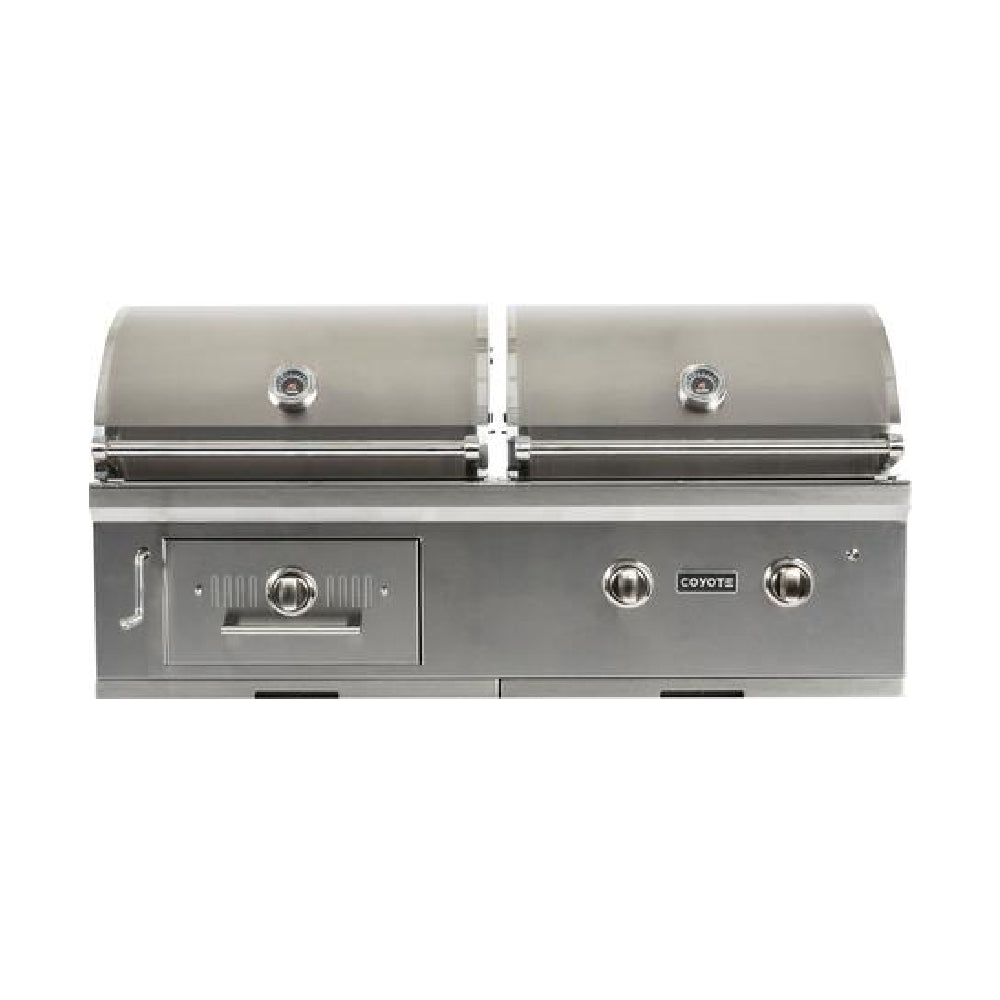 Parrilla hibrida 50"/127 cm gas glp y carbón empotrable Coyote