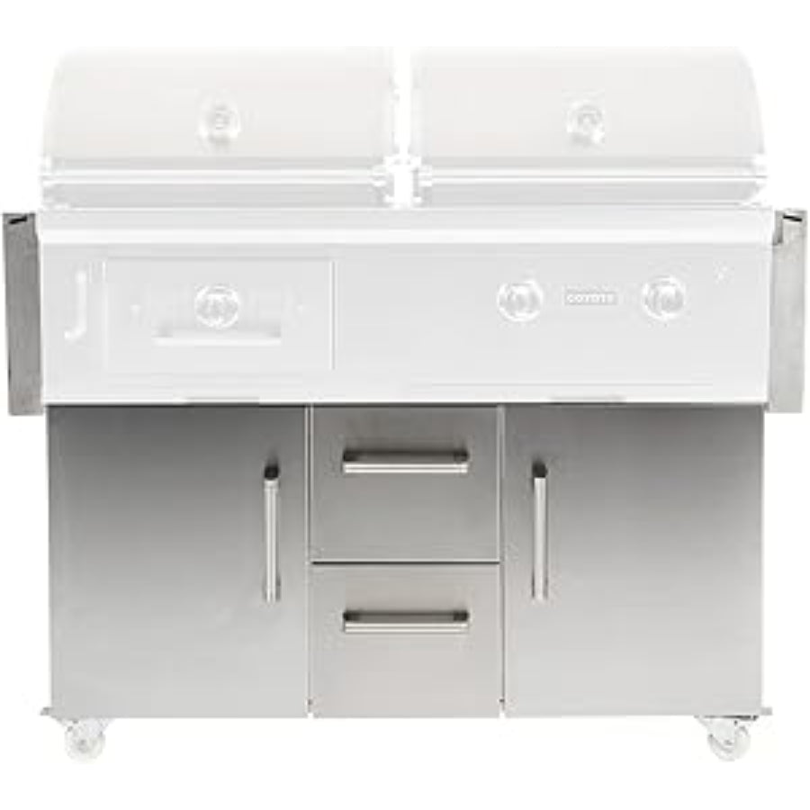 Carro Coyote para Parrilla CH50, acero inoxidable