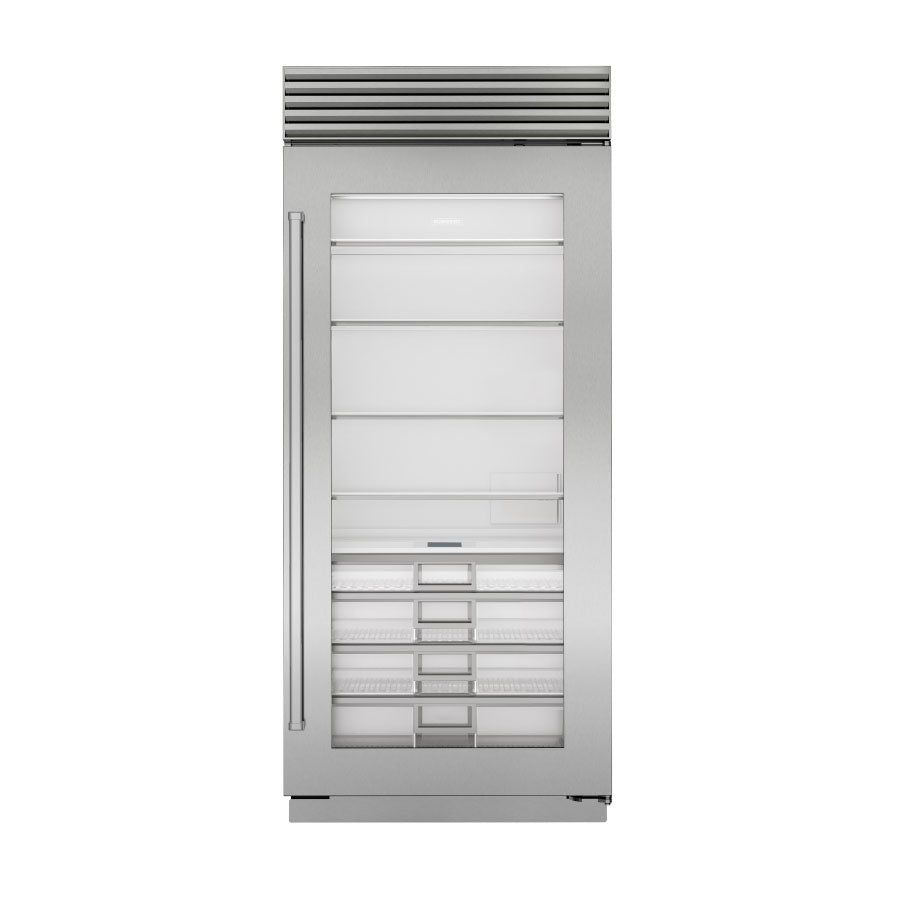 Refrigerador con puerta de vidrio de 36" Sub-Zero