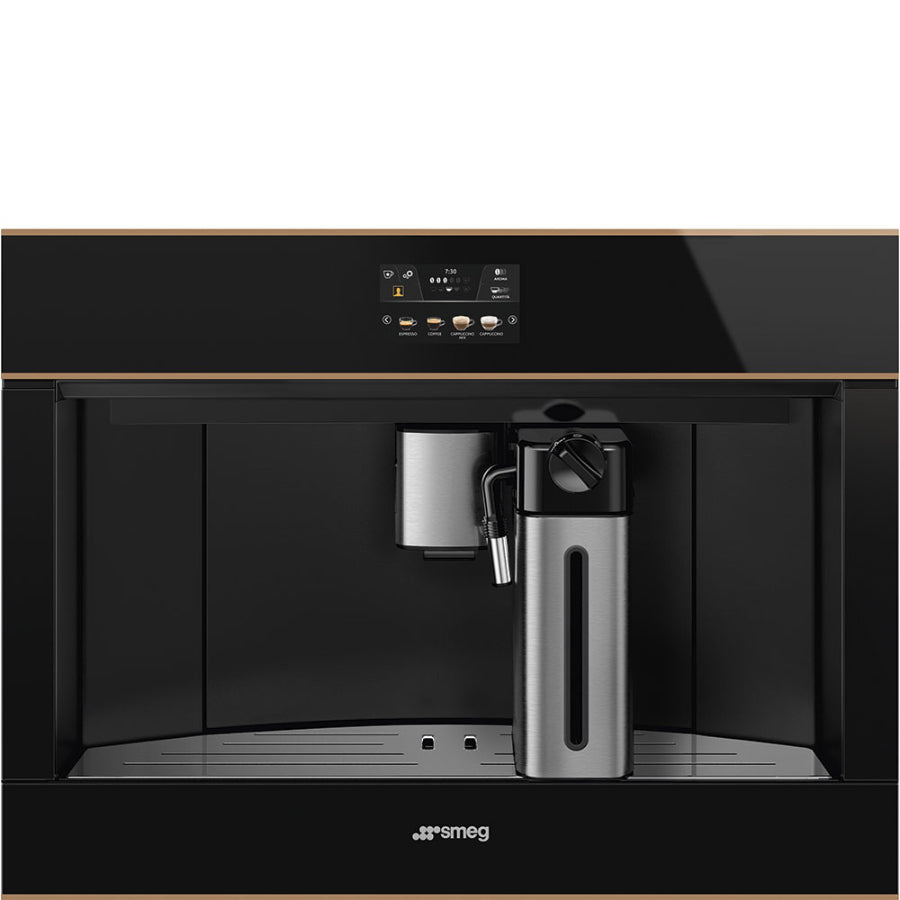 Maquina De Café Dolce Stil Novo Smeg Color Negro