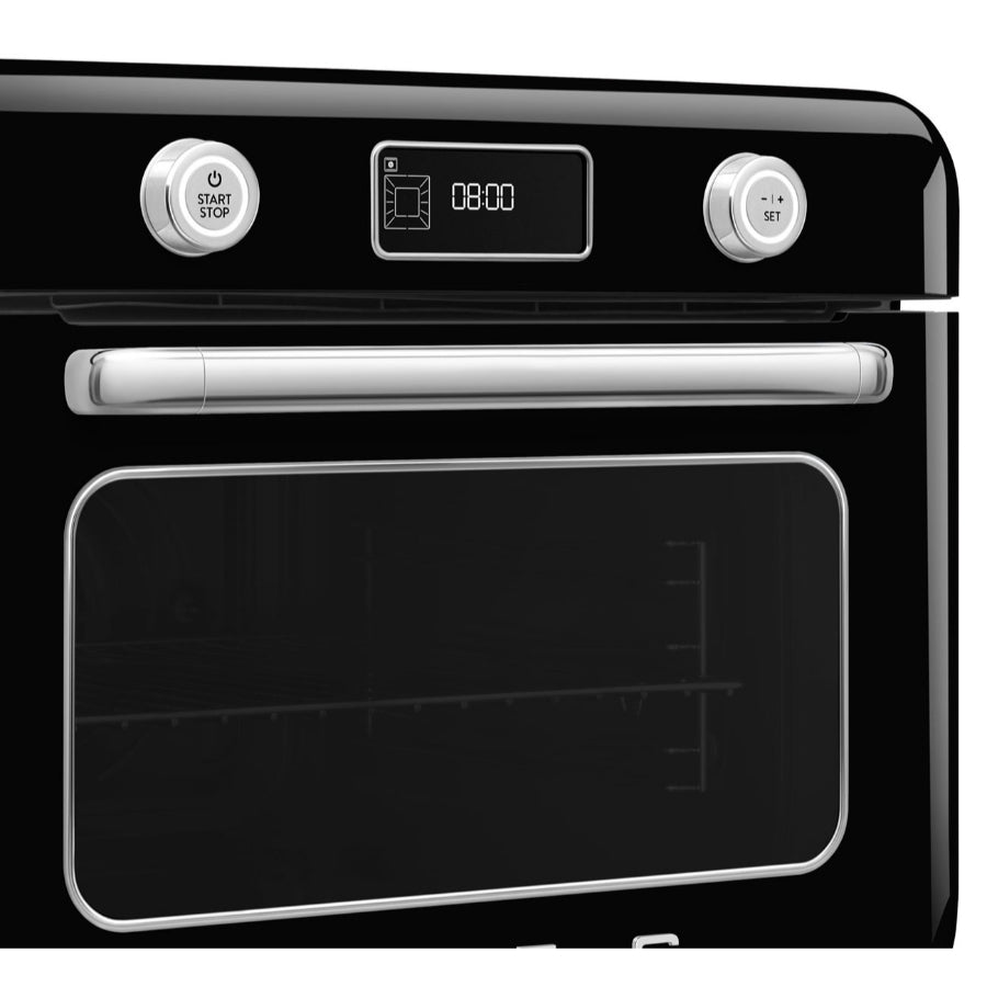 Horno Combi De Mesa De Conveccion Y Vapor Smeg Color Negro