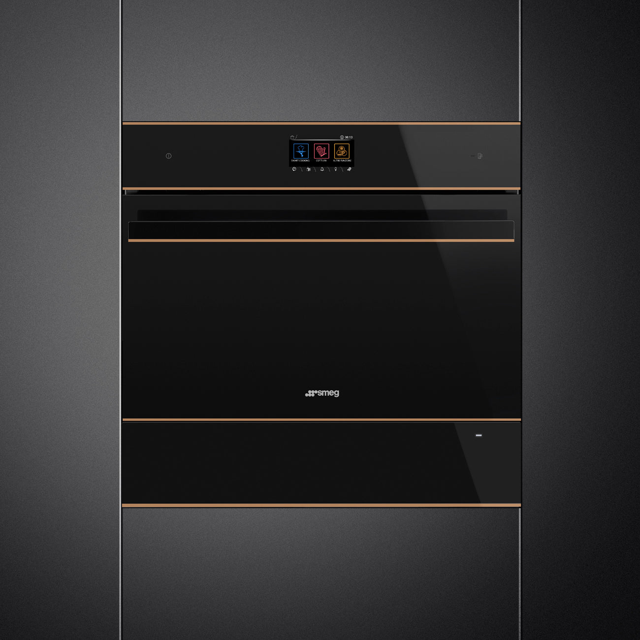 Cajón Calientaplatos Dolce Stil Novo Smeg