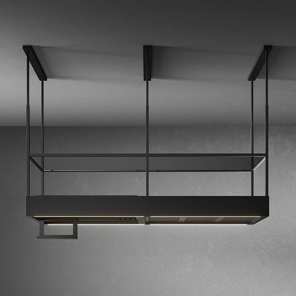 Campana de isla Spazio Circle Tech Falmec 180cm Color Negro