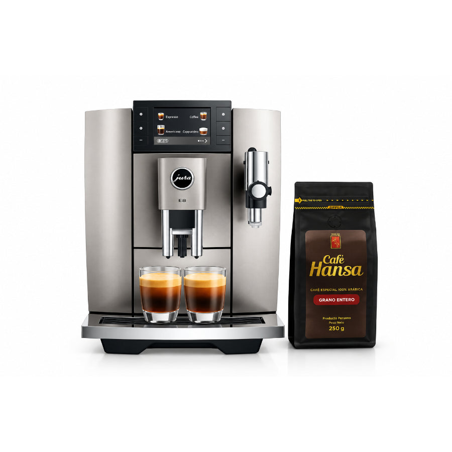 Maquina de Café E8 Midnight Silver