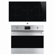 Combo Smeg Con Horno Eléctrico de 60cm y Encimera Inducción de 90cm