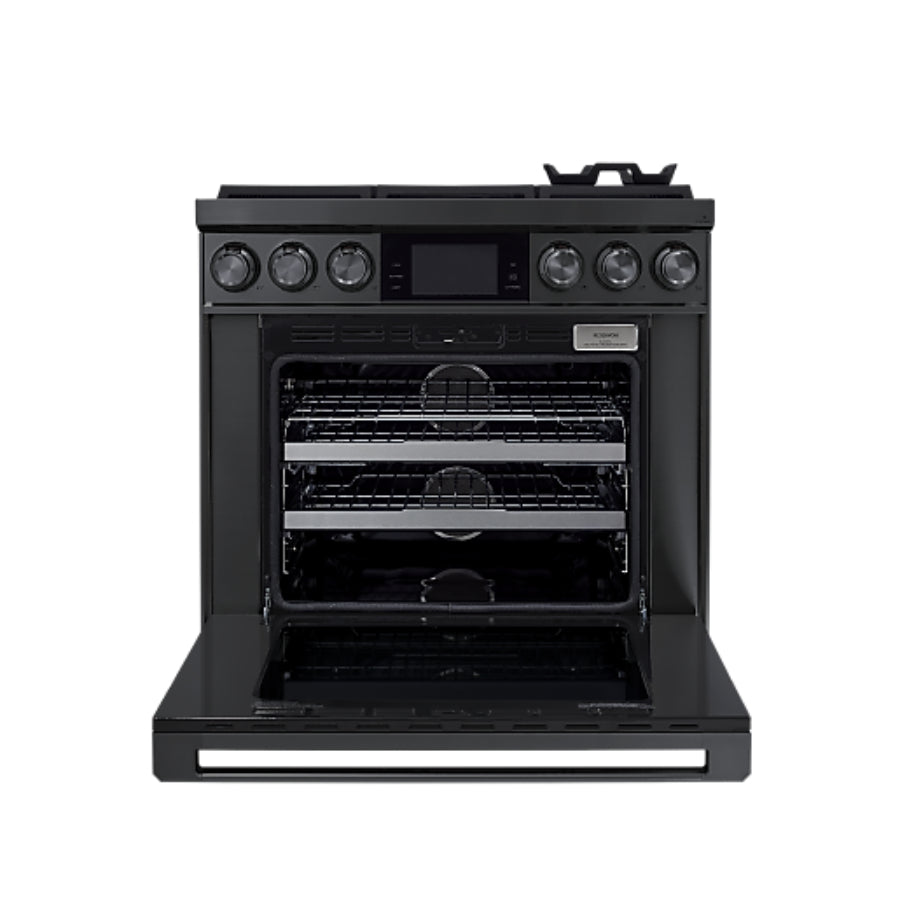 Estufa a Vapor Dual Fuel Pro-Range 6 Quemadores a Gas Dacor 36" Color Grafito