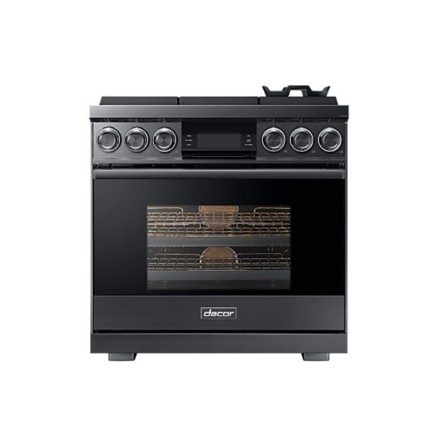 Estufa Pro-Range 6 Quemadores a Gas Dacor 36" Color Grafito