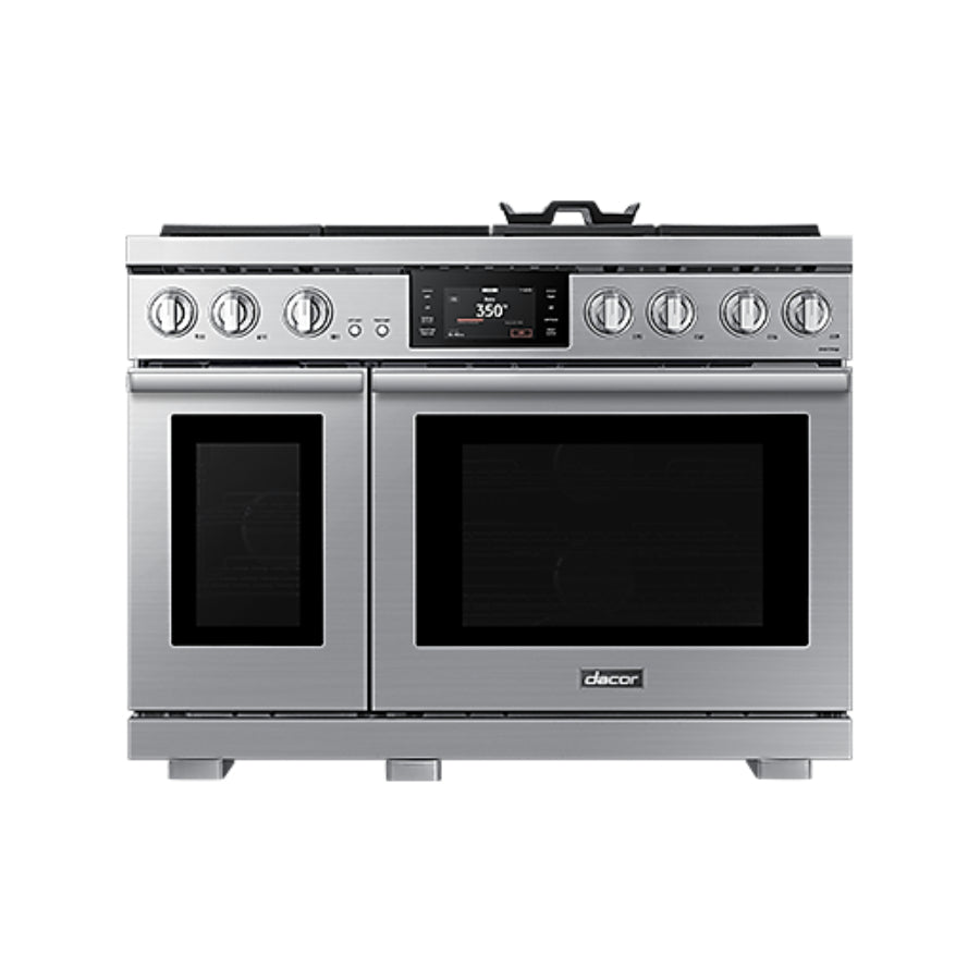 Cocina De Vapor Dual Fuel Pro-Range Dacor 48" Color Plata